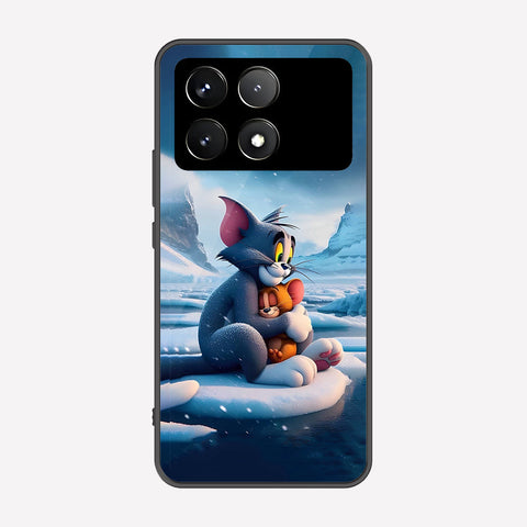 Xiaomi Redmi K70 Cover - Tom & Jerry Series - Premium Printed Metal soft Bumper shock Proof Case