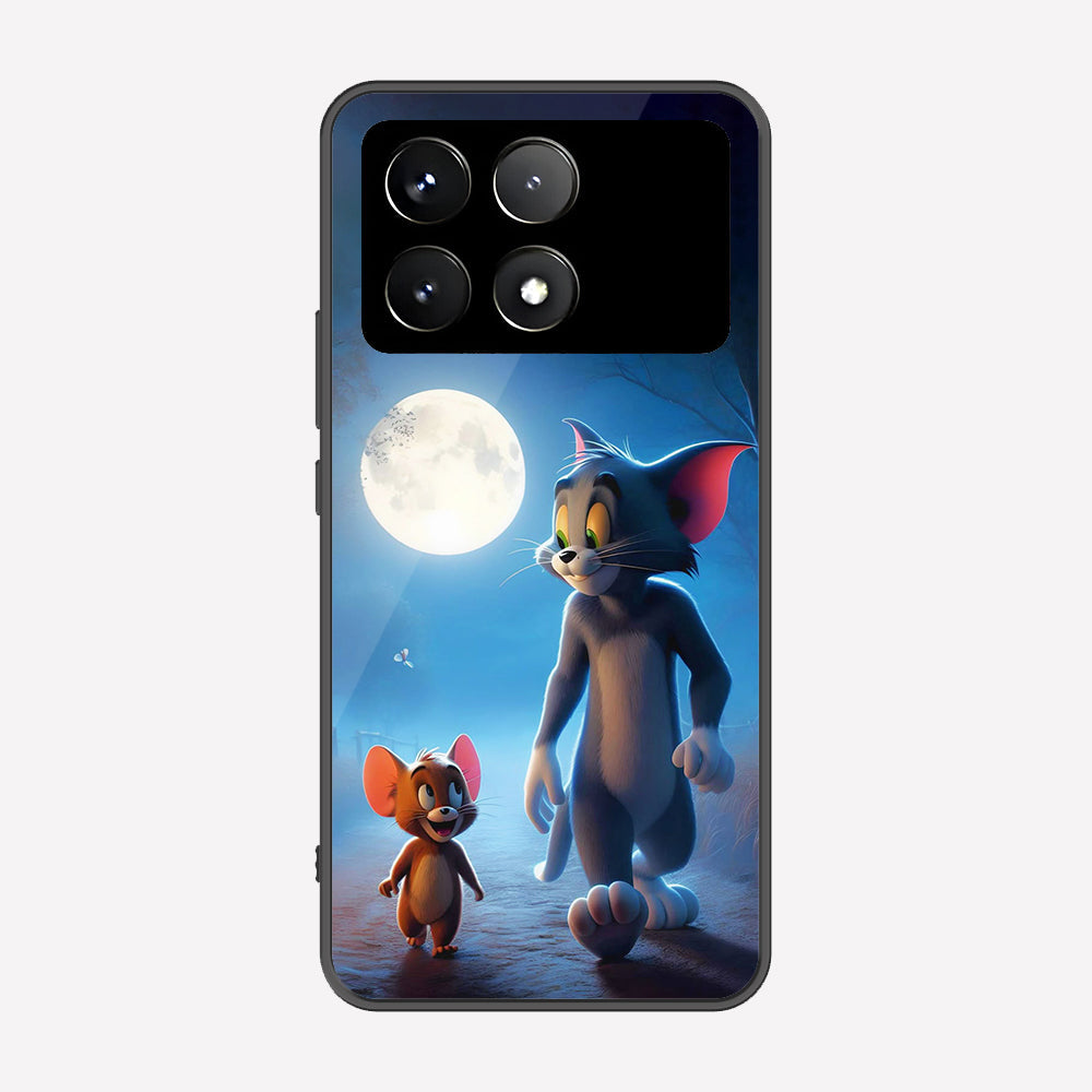Xiaomi Redmi K70 Cover - Tom & Jerry Series - Premium Printed Metal soft Bumper shock Proof Case