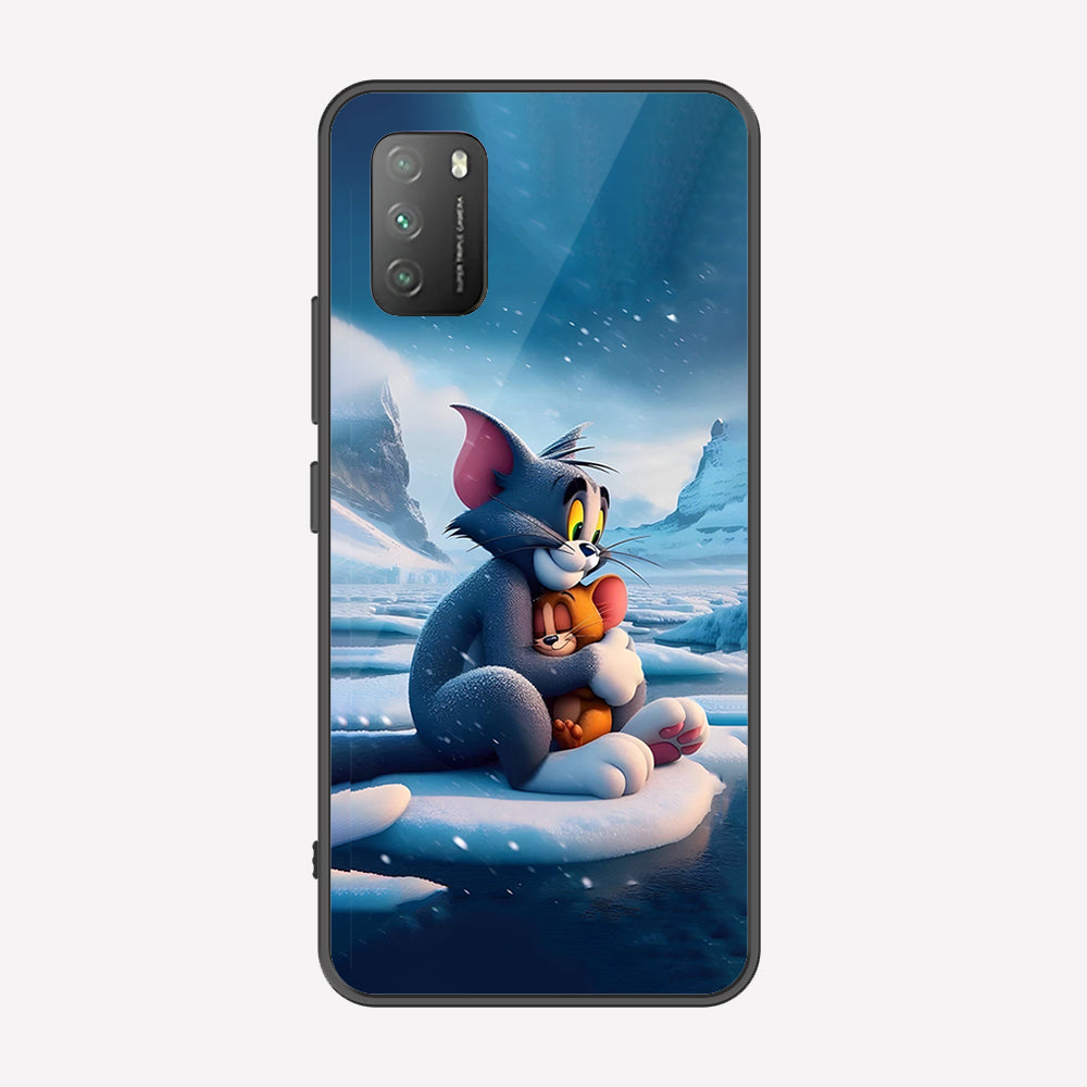 Xiaomi Poco M3 Cover - Tom & Jerry Series - Premium Printed Metal soft Bumper shock Proof Case