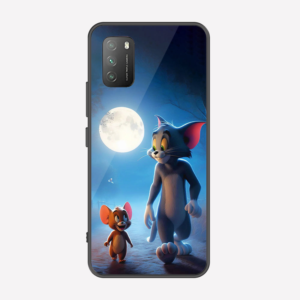 Xiaomi Poco M3 Cover - Tom & Jerry Series - Premium Printed Metal soft Bumper shock Proof Case