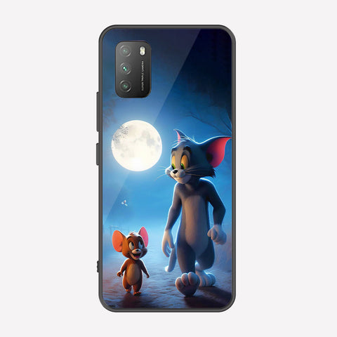 Xiaomi Poco M3 Cover - Tom & Jerry Series - Premium Printed Metal soft Bumper shock Proof Case