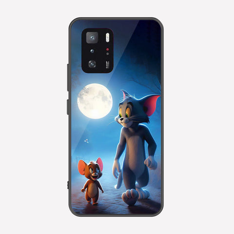 Xiaomi Poco X3 GT Cover - Tom & Jerry Series - Premium Printed Metal soft Bumper shock Proof Case