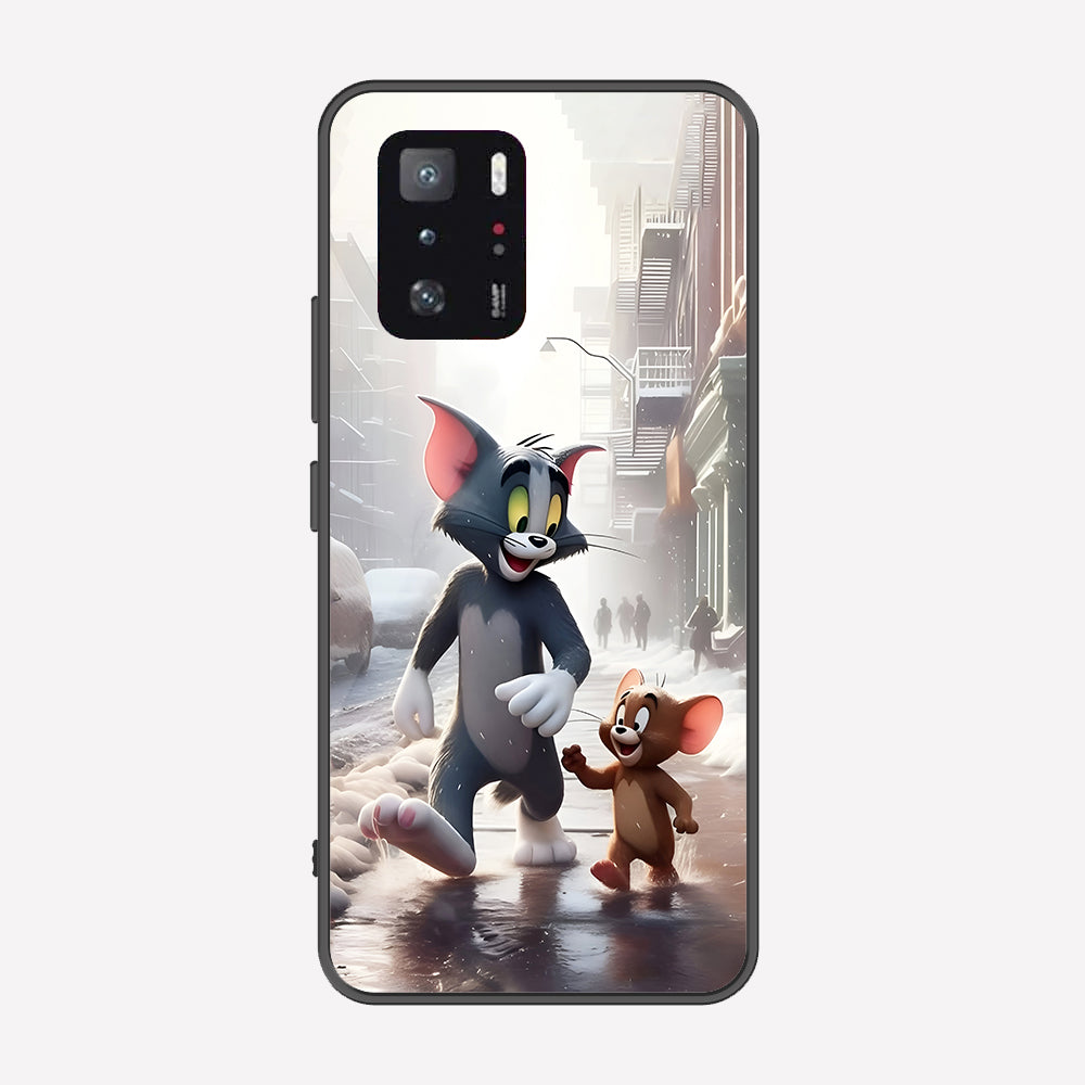 Xiaomi Poco X3 GT Cover - Tom & Jerry Series - Premium Printed Metal soft Bumper shock Proof Case