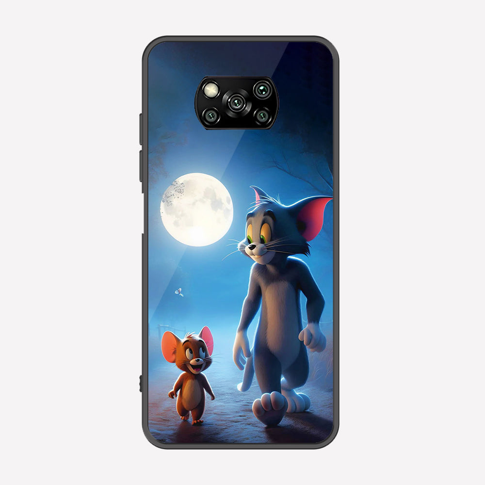 Xiaomi Poco X5 Pro Cover - Tom & Jerry Series - Premium Printed Metal soft Bumper shock Proof Case