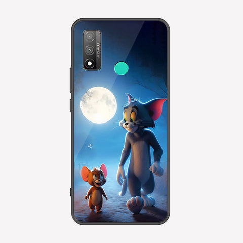 Huawei P smart 2020  Cover - Tom & Jerry Series - Premium Printed Metal soft Bumper shock Proof Case