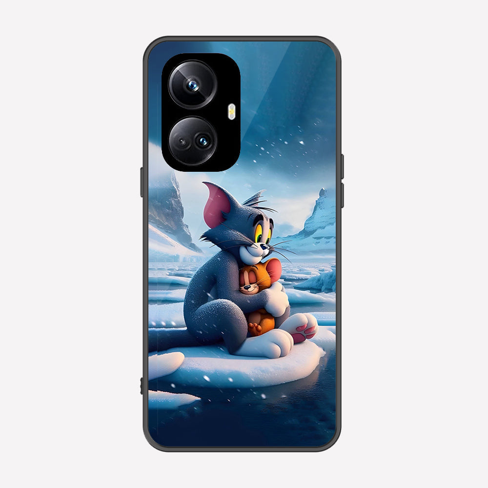 Realme 10 Pro Plus Cover - Tom & Jerry Series - Premium Printed Metal soft Bumper shock Proof Case