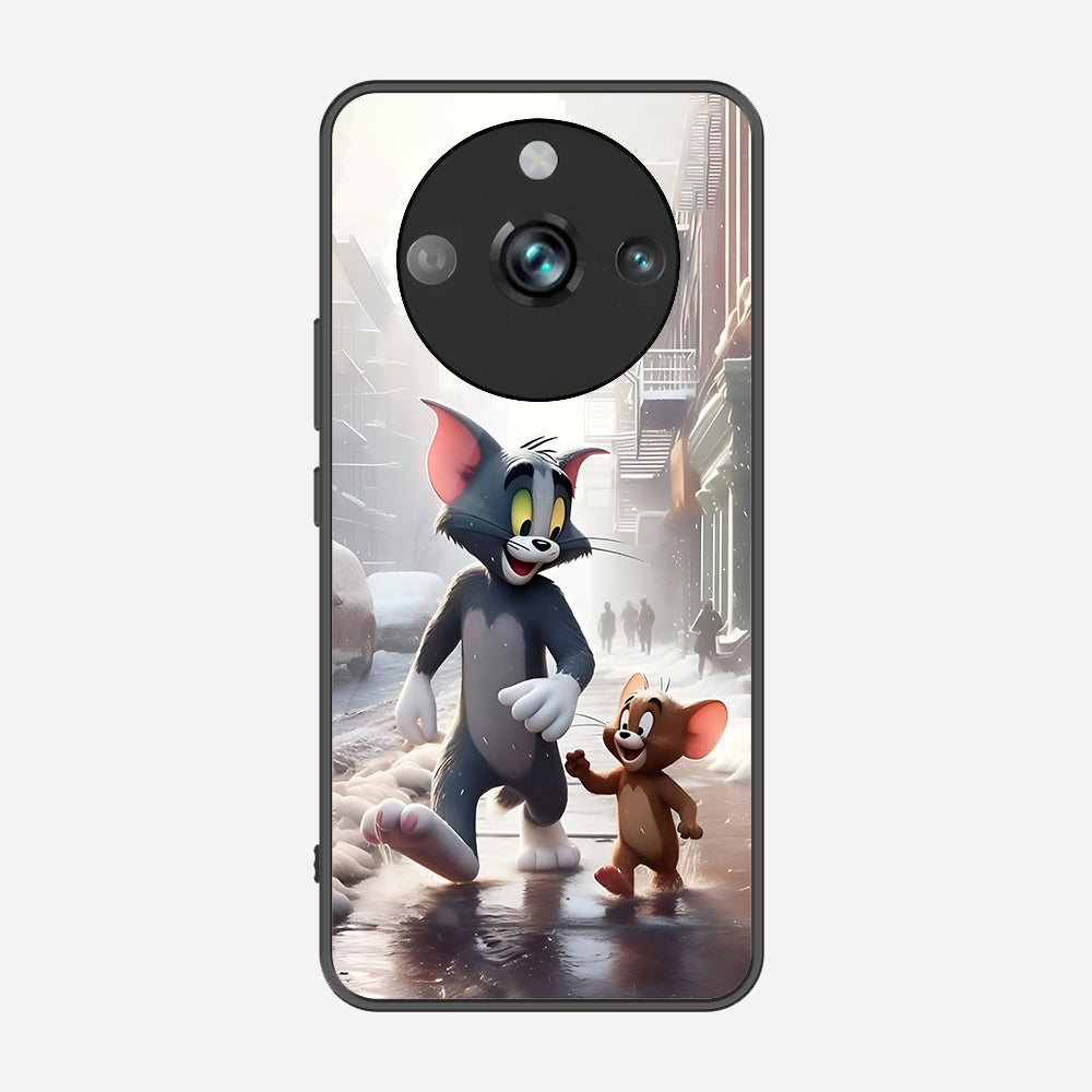 Realme 11 Pro Plus Cover - Tom & Jerry Series - Premium Printed Metal soft Bumper shock Proof Case