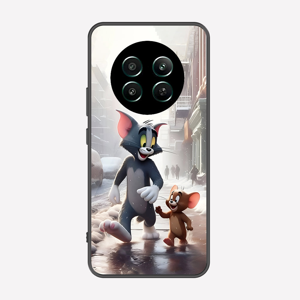 Realme 12 Plus Cover - Tom & Jerry Series - Premium Printed Metal soft Bumper shock Proof Case