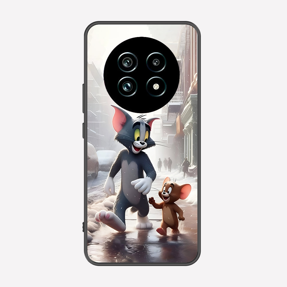 Realme 13 Pro Plus Cover - Tom & Jerry Series - Premium Printed Metal soft Bumper shock Proof Case