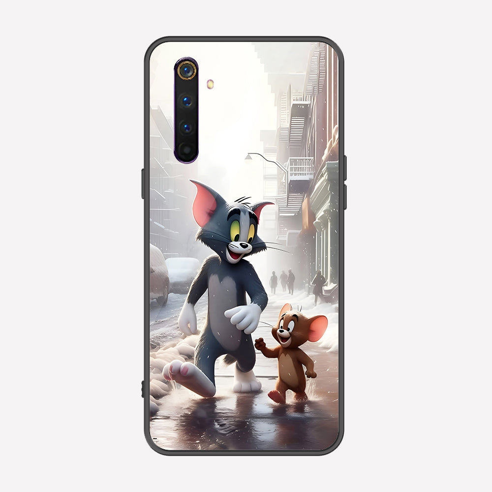 Realme 6 Pro Cover - Tom & Jerry Series - Premium Printed Metal soft Bumper shock Proof Case