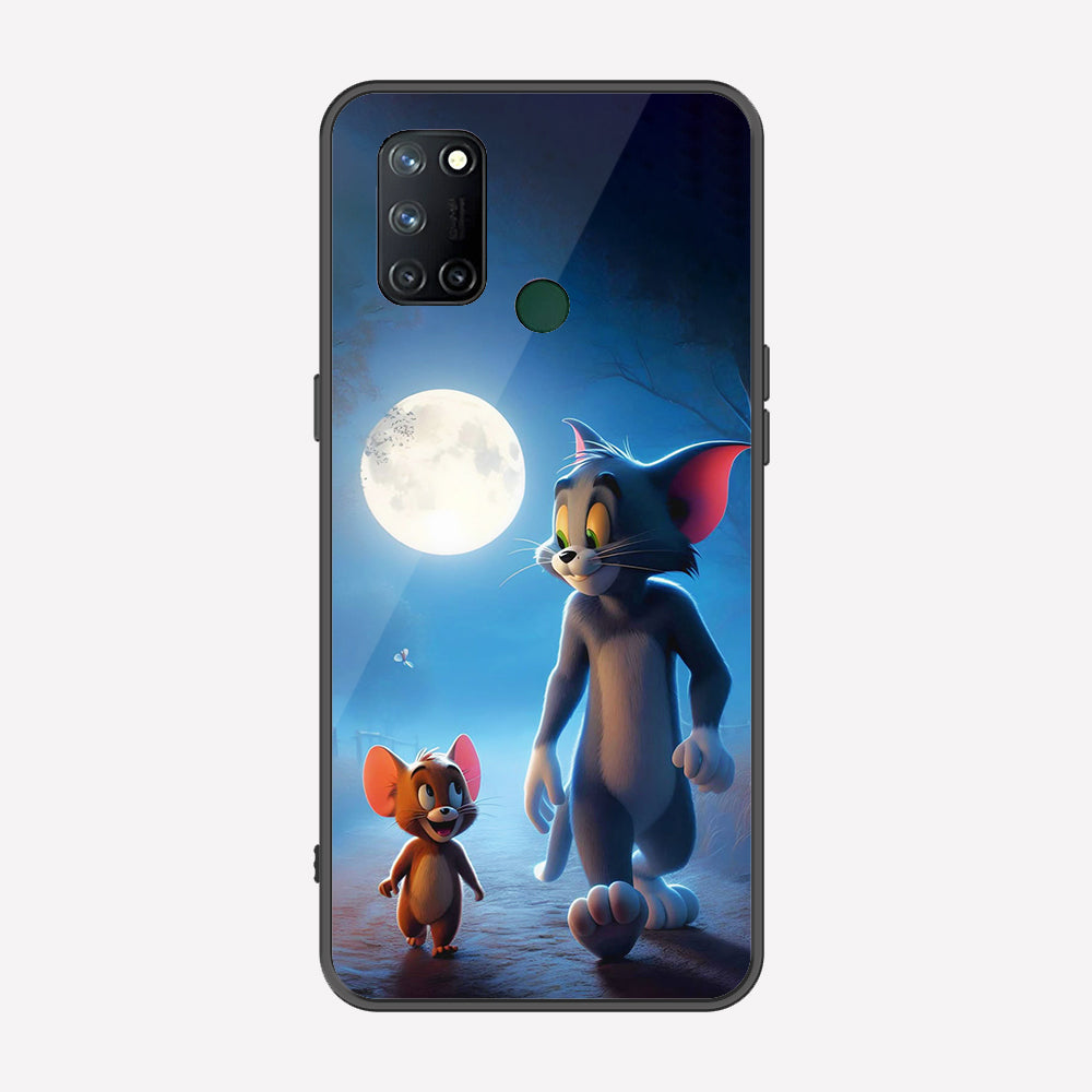 Realme 7i Cover - Tom & Jerry Series - Premium Printed Metal soft Bumper shock Proof Case