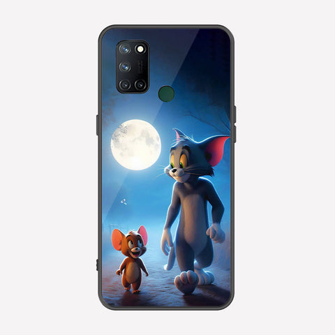 Realme 7i Cover - Tom & Jerry Series - Premium Printed Metal soft Bumper shock Proof Case