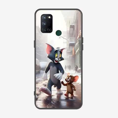 Realme 7i Cover - Tom & Jerry Series - Premium Printed Metal soft Bumper shock Proof Case