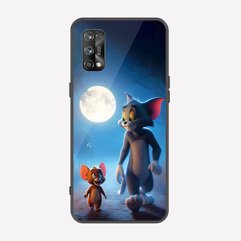 Realme 7 Pro Cover - Tom & Jerry Series - Premium Printed Metal soft Bumper shock Proof Case