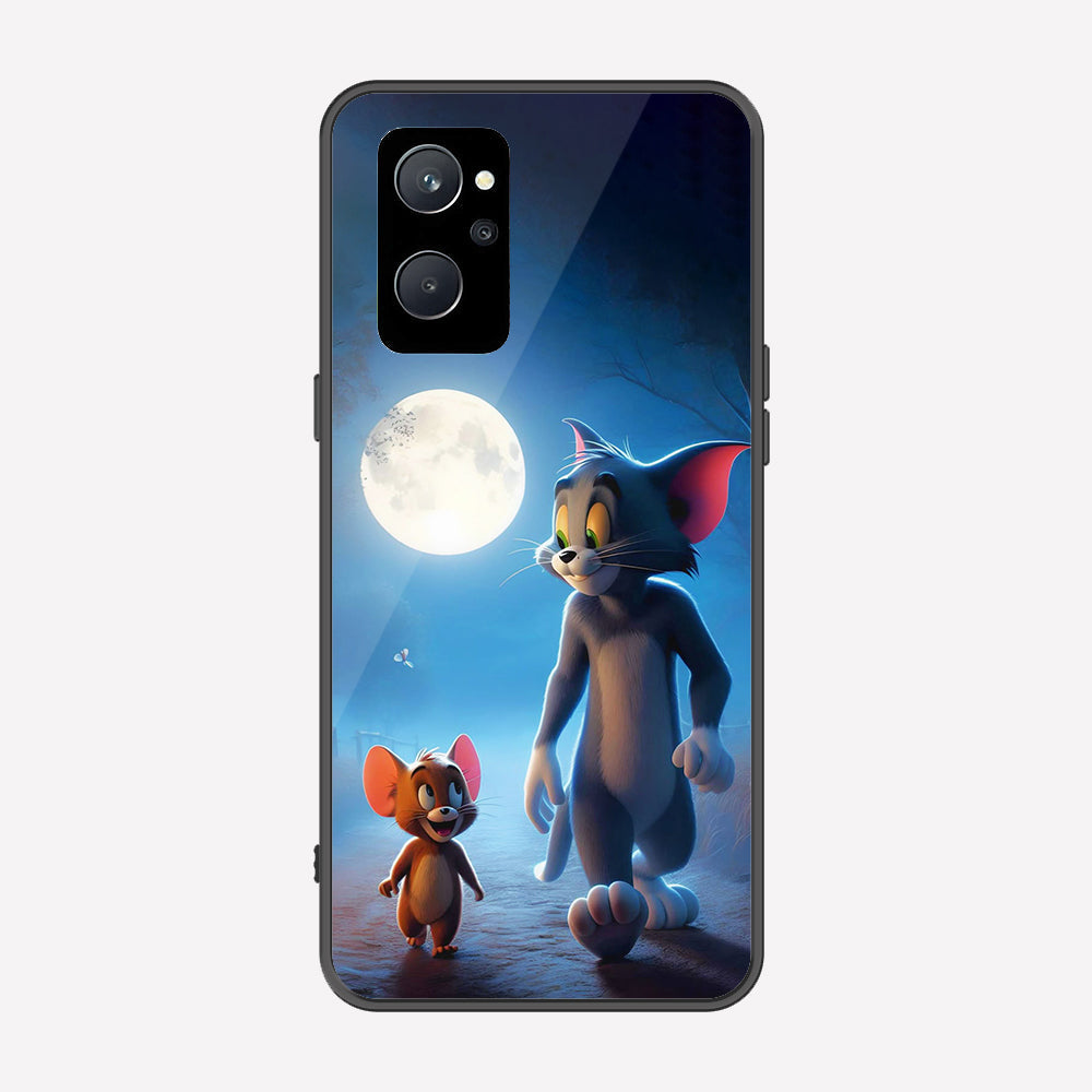 Realme 9i Cover - Tom & Jerry Series - Premium Printed Metal soft Bumper shock Proof Case
