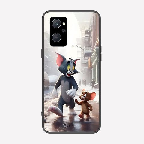 Realme 9i Cover - Tom & Jerry Series - Premium Printed Metal soft Bumper shock Proof Case