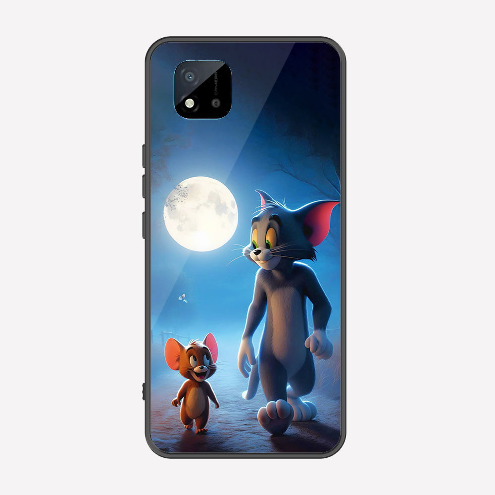 Realme C20 Cover - Tom & Jerry Series - Premium Printed Metal soft Bumper shock Proof Case