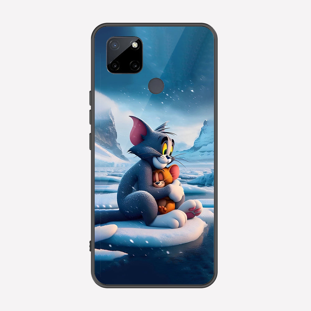 Realme C25Y Cover - Tom & Jerry Series - Premium Printed Metal soft Bumper shock Proof Case