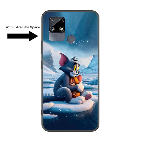 Realme C25s Cover - Tom & Jerry Series - Premium Printed Metal soft Bumper shock Proof Case