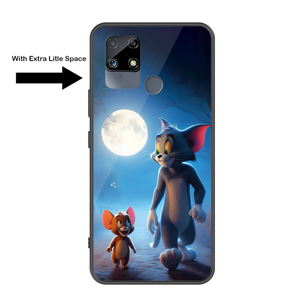 Realme C25s Cover - Tom & Jerry Series - Premium Printed Metal soft Bumper shock Proof Case