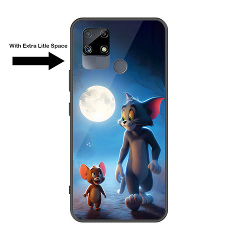 Realme C25s Cover - Tom & Jerry Series - Premium Printed Metal soft Bumper shock Proof Case