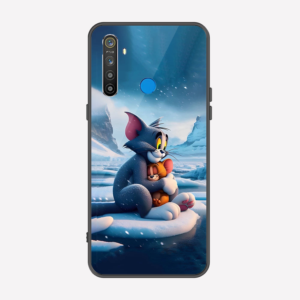 Realme C3 Cover - Tom & Jerry Series - Premium Printed Metal soft Bumper shock Proof Case