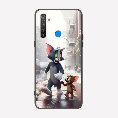 Realme C3 Cover - Tom & Jerry Series - Premium Printed Metal soft Bumper shock Proof Case