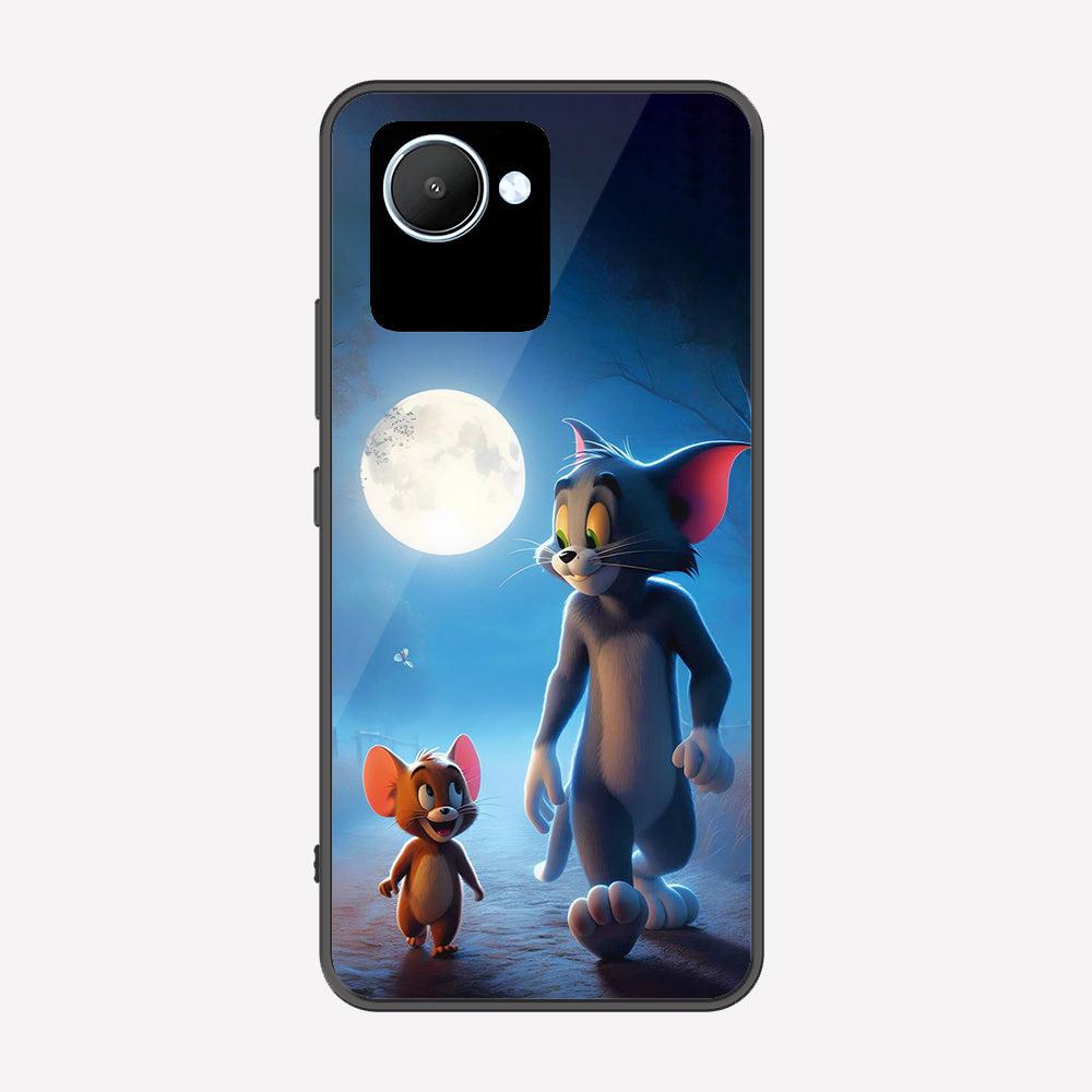 Realme C30s Cover - Tom & Jerry Series - Premium Printed Metal soft Bumper shock Proof Case