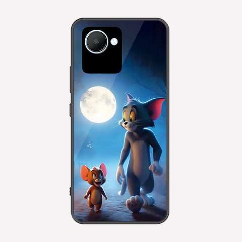 Realme C30 Cover - Tom & Jerry Series - Premium Printed Metal soft Bumper shock Proof Case