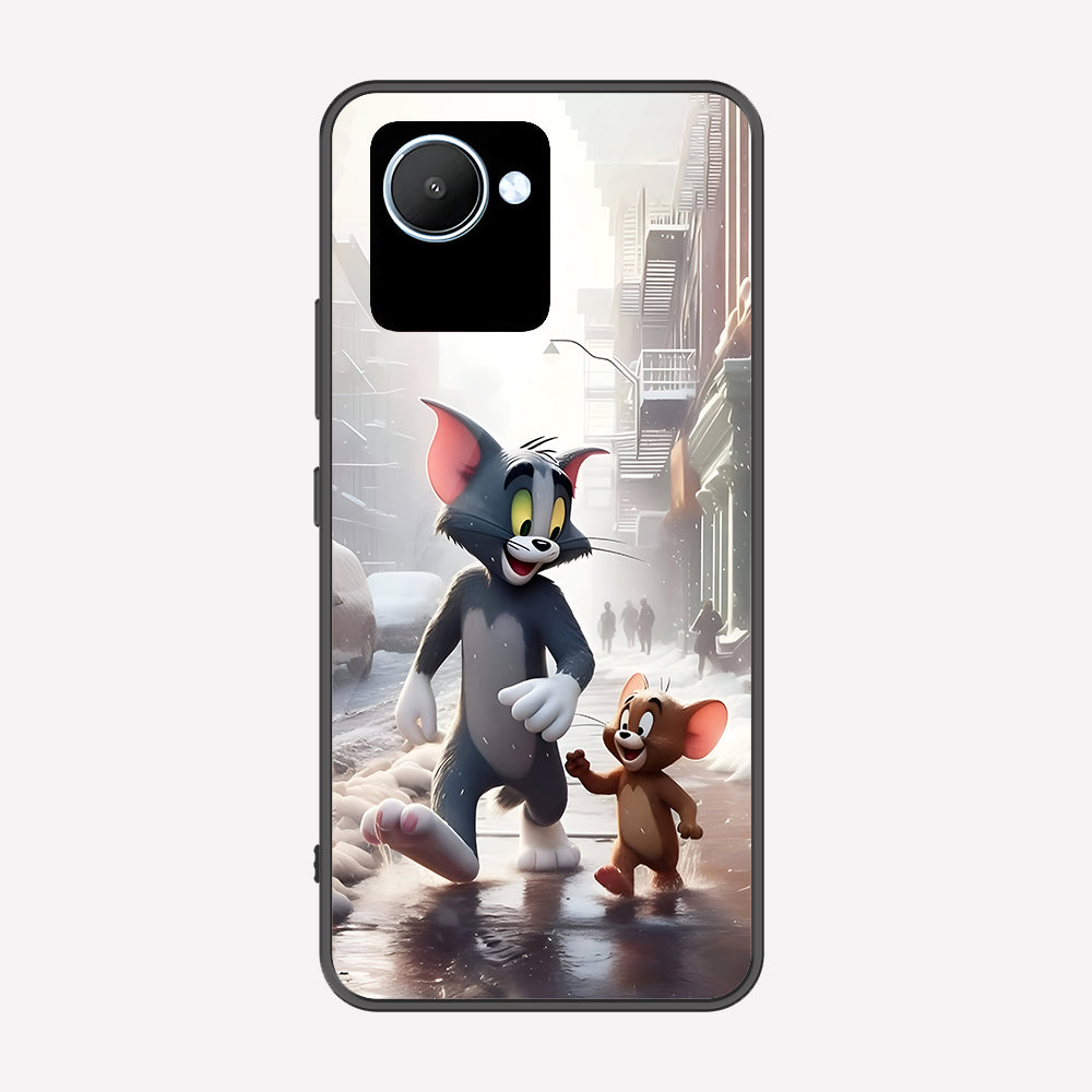 Realme C30s Cover - Tom & Jerry Series - Premium Printed Metal soft Bumper shock Proof Case