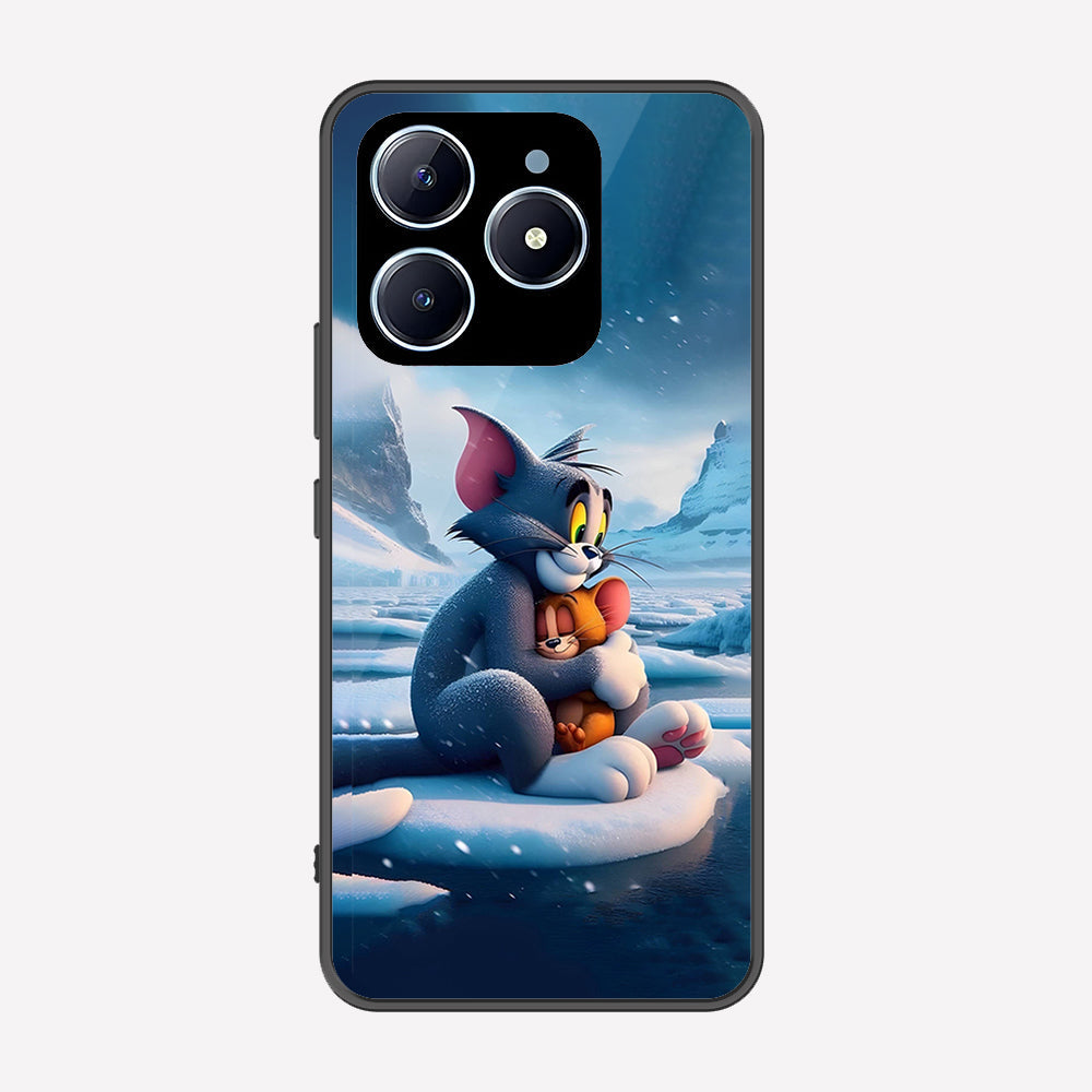 Realme C63 Cover - Tom & Jerry Series - Premium Printed Metal soft Bumper shock Proof Case