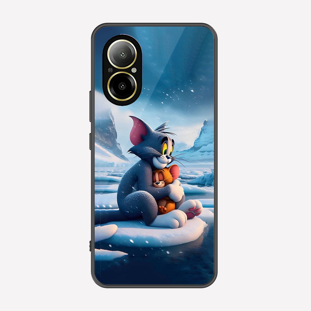 Realme C67 4G Cover - Tom & Jerry Series - Premium Printed Metal soft Bumper shock Proof Case