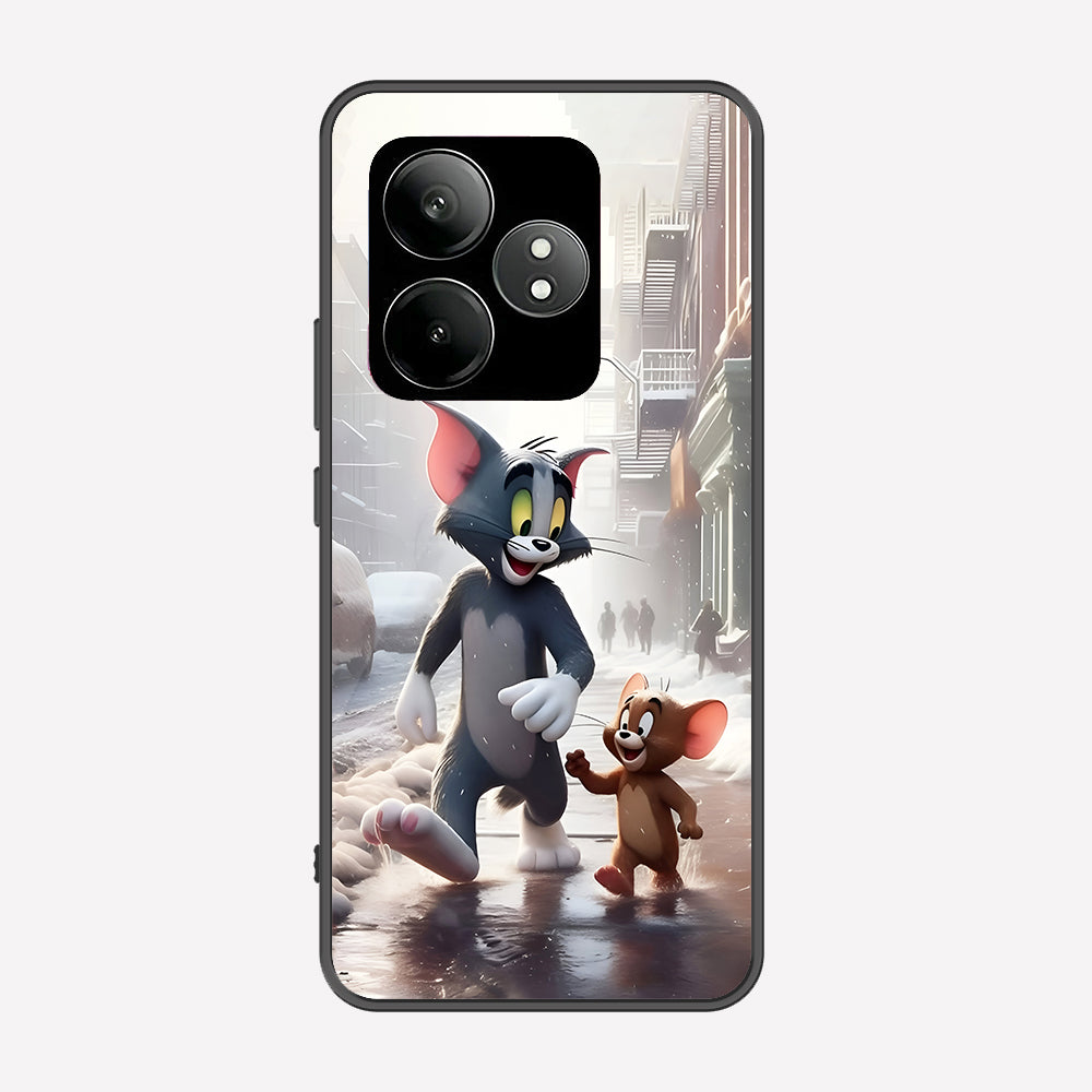 Realme GT Neo 6 SE Cover - Tom & Jerry Series - Premium Printed Metal soft Bumper shock Proof Case