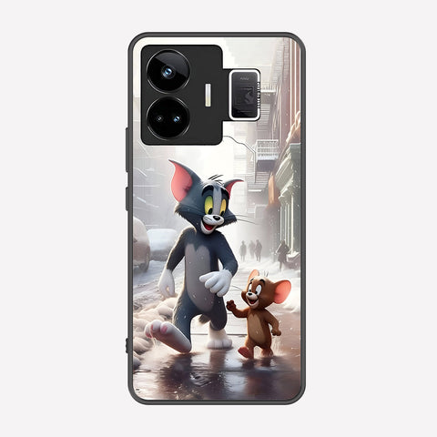 Realme GT Neo 5 Cover - Tom & Jerry Series - Premium Printed Metal soft Bumper shock Proof Case
