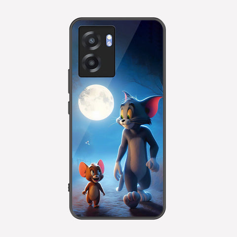 Realme Q5i Cover - Tom & Jerry Series - Premium Printed Metal soft Bumper shock Proof Case