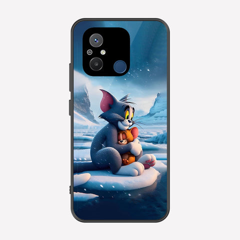 Xiaomi Poco C55 Cover - Tom & Jerry Series - Premium Printed Metal soft Bumper shock Proof Case
