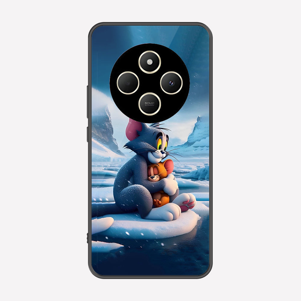 Xiaomi Poco C75 Cover - Tom & Jerry Series - Premium Printed Metal soft Bumper shock Proof Case