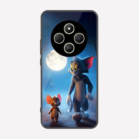 Xiaomi Poco C75 Cover - Tom & Jerry Series - Premium Printed Metal soft Bumper shock Proof Case