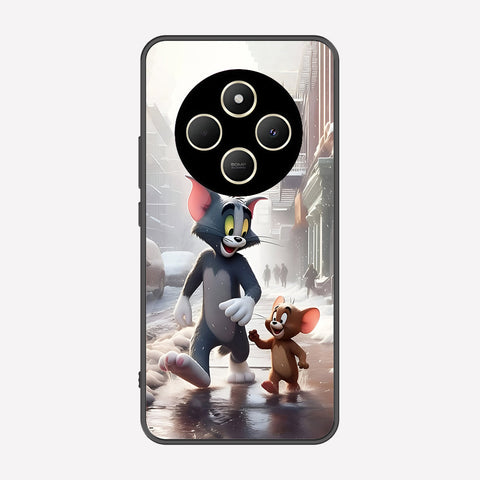 Xiaomi Poco C75 Cover - Tom & Jerry Series - Premium Printed Metal soft Bumper shock Proof Case