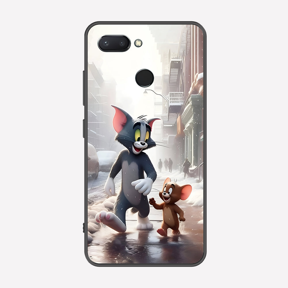 Xiaomi Redmi 6 Cover - Tom & Jerry Series - Premium Printed Metal soft Bumper shock Proof Case