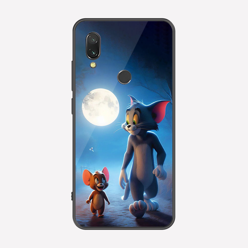 Xiaomi Redmi 7 Cover - Tom & Jerry Series - Premium Printed Metal soft Bumper shock Proof Case