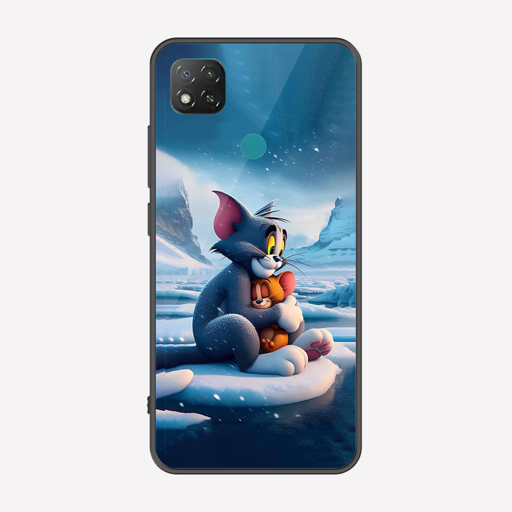 Xiaomi Redmi 9C Cover - Tom & Jerry Series - Premium Printed Metal soft Bumper shock Proof Case