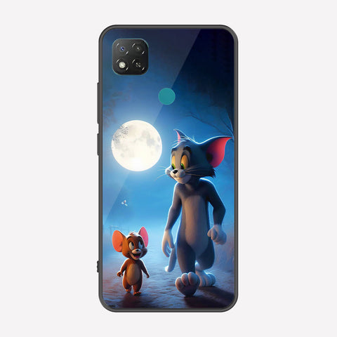 Xiaomi Redmi 9C Cover - Tom & Jerry Series - Premium Printed Metal soft Bumper shock Proof Case
