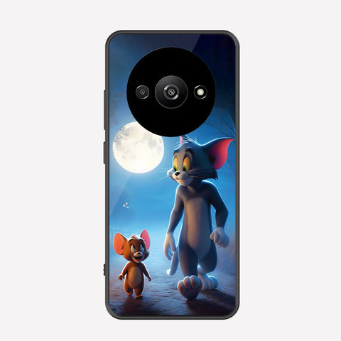 Xiaomi Redmi A3 Cover - Tom & Jerry Series - Premium Printed Metal soft Bumper shock Proof Case