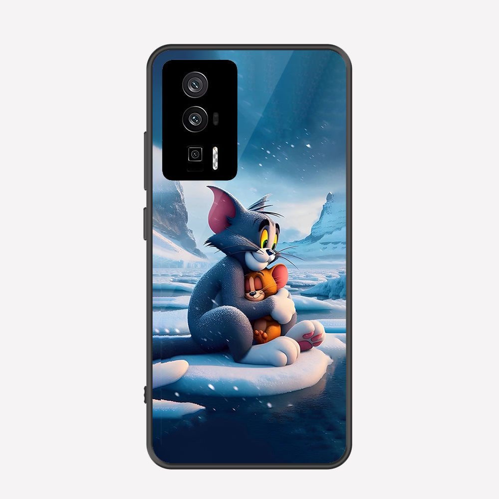 Xiaomi Redmi K60 Pro Cover - Tom & Jerry Series - Premium Printed Metal soft Bumper shock Proof Case