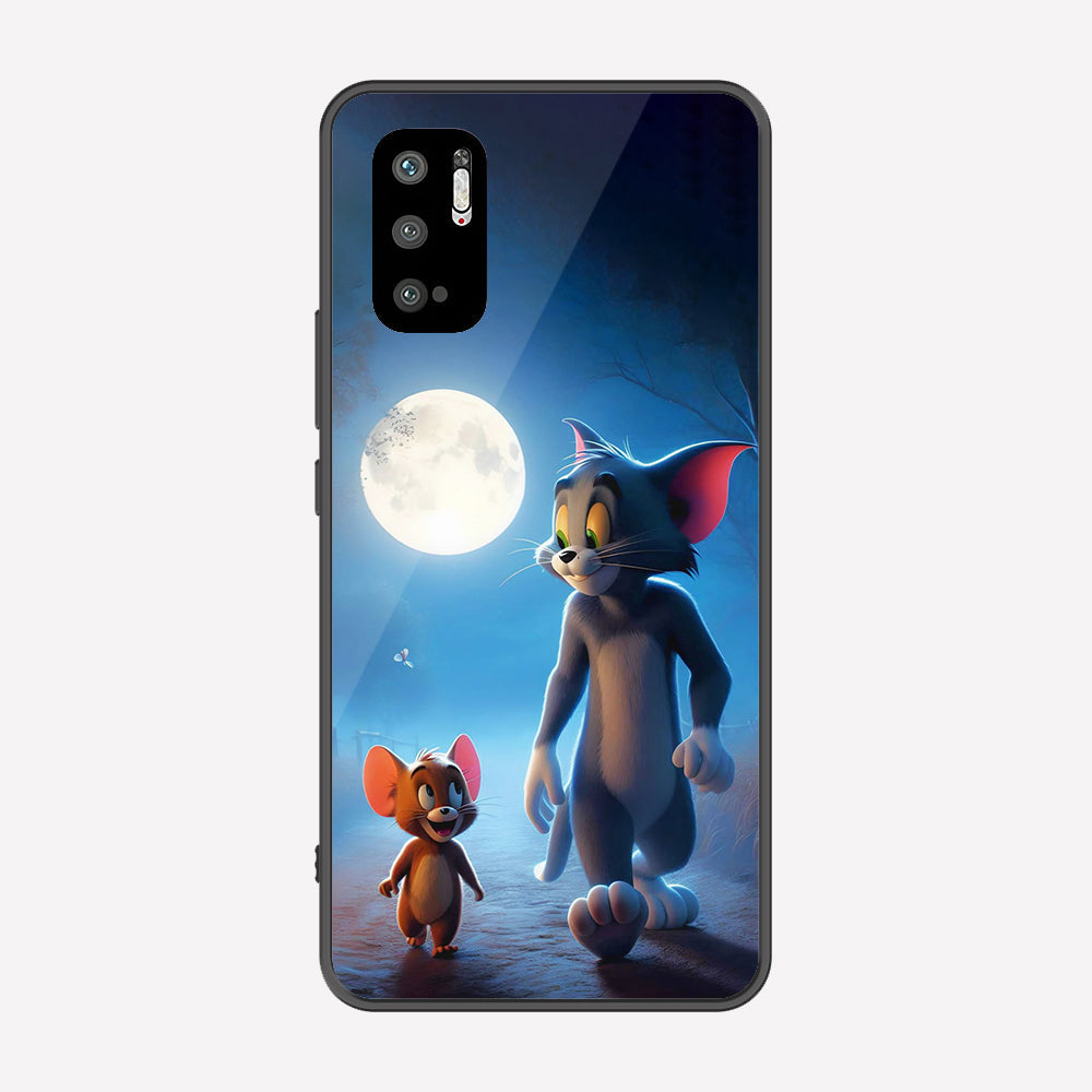 Xiaomi Redmi Note 10 5G Cover - Tom & Jerry Series - Premium Printed Metal soft Bumper shock Proof Case