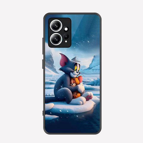 Xiaomi Redmi Note 12 4G Cover - Tom & Jerry Series - Premium Printed Metal soft Bumper shock Proof Case