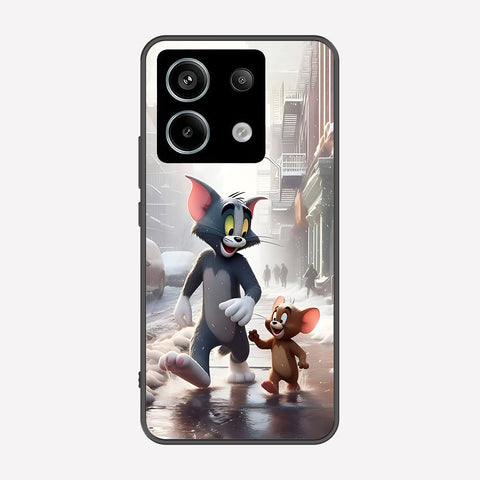 Xiaomi Redmi Note 13 Pro 4G Cover - Tom & Jerry Series - Premium Printed Metal soft Bumper shock Proof Case