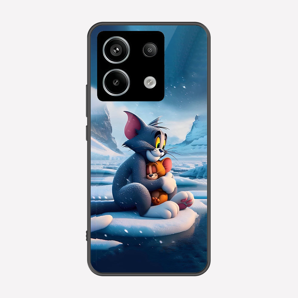 Xiaomi Redmi Note 13 Pro 5G Cover - Tom & Jerry Series - Premium Printed Metal soft Bumper shock Proof Case