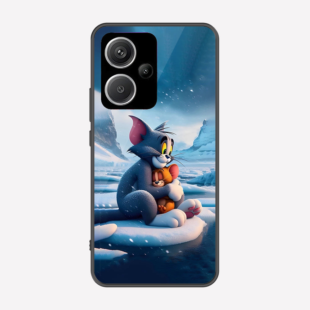 Xiaomi Redmi Note 13 Pro Plus 5G Cover - Tom & Jerry Series - Premium Printed Metal soft Bumper shock Proof Case